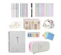 Bible Tabs, Book Markers, Writable Sticky Notes, 9,84 x 14,57 x 1,97 pulgadas Highlighting Tools, Pen and Decal Set, Ideal para School, Home, Church, Family Travel, Journaling