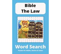 Bible The Law Word Search Puzzle Book: Word Searches with Easy to Read Print about the Old Testament, 10 Commandments and Moses and More | 6x9 inches, ... for Vacations, Holidays and Free Times