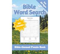 Bible Themed Word Search Puzzle Book: Old and New Testament Story Themed Puzzles | 50+ Puzzles | 6x9 Inches, 110 Pages | Solutions Included