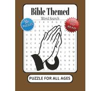 Bible-Themed Word Search Puzzle: Word Search Puzzles With Easy To Read Print About Bible, Holy, Angels And More┃8.5x11 Inches, 100+ Pages┃50+ puzzles… Gift For Vacations, Holidays, And Relaxation
