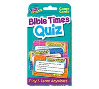 Bible Times Quiz Challenge Cards by Trend Enterprises Inc