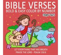 Bible Verse Color by Number Coloring Book for Women, Teens and Adults: Bold & Easy, Large Print Inspirational Christian Quotes, Affirmations & Faith-Based Scriptures