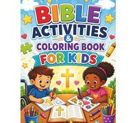 Bible Verse Coloring and Activity Book for Kids: Christian Coloring Pages, Word Searches, Mazes & Scripture Activities for Ages 8-13 (Bible Activities Collection)