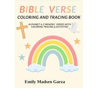 Bible Verse Coloring and Tracing Book: Alphabet A-Z Memory Verses With Coloring tracing and Activities