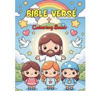 Bible Verse Coloring Book: 40-page Bible coloring book is a cozy way to help children remember one beautiful truth: they are loved by God.