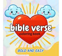 bible verse Coloring Book bold and easy: Bible Verse Coloring Book - Bold & Easy Scripture Pages for Kids & Adults | Uplifting Faith Designs ... Joy - Adult Coloring Books for Every)