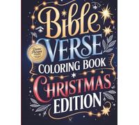 Bible Verse Coloring Book - Christmas Edition | Divine Phrases Collection: 40 Bible verses to color