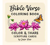 Bible Verse Coloring Book: Color & Share Scripture Cards