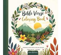 Bible Verse Coloring Book for Adults: Inspiring Nature & Scripture, Stress Relief & Christian Gift