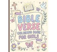 Bible Verse Coloring Book for Girls: Christian Themed Coloring Pages, Religious & Inspirational Coloring