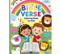 Bible Verse Coloring Book for Kids: 30 Inspirational Scriptures to Color, Learn, and Grow in Faith - Christian Coloring Fun for all kids