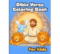 Bible Verse Coloring Book For Kids: 30 Simple Scripture Coloring Pages for Kids Ages 2-6 | Christian Activity Book for Toddlers and Preschoolers