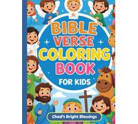 Bible Verse Coloring Book for Kids: 50 Fun and Easy Scripture Coloring Pages for Kids to Learn God’s Word