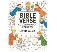 Bible Verse Coloring Book for Kids: Christian Coloring Pages with Angels, Stars & Scripture | Faith-Building Activity Book for Boys and Girls