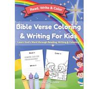 Bible Verse Coloring & Writing for Kids: Learn God’s Word through Reading, Writing & Coloring!