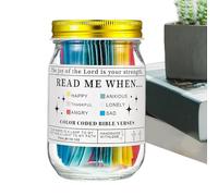 Bible Verse Jar, Inspirational Scripture Cards for Daily Encouragement, Supportive Bible Study Verses, Uplifting Faith Messages for Men, Women, Parents, Adults, Family, Friends, Coworkers, Priests