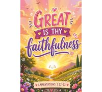Bible Verse Journal: 6x9 inches, 100 Ruled Pages| Great is thy faithfulness | Gift for Christian Girls for journaling, church notes and daily reflection
