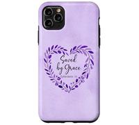 Bible Verse Saved by Grace Through Faith Scripture God Quote Carcasa para iPhone 11 Pro MAX