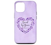 Bible Verse Saved by Grace Through Faith Scripture God Quote Carcasa para iPhone 12/12 Pro