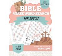 Bible Verse Word Search for Adults Large Print (KJV) Vol. 4: Hope & Joy - 80 Christian Word Search Puzzles with Scriptures & Solutions | Christian ... Search Series (KJV Large Print for Adults))