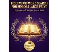 Bible Verse Word Search for Seniors Large Print: Easy-to-Read Christian Puzzle Book with 50 KJV Scripture Puzzles for Adults, Women and Elderly: 50 ... Print - KJV Verses - Answer Key Included