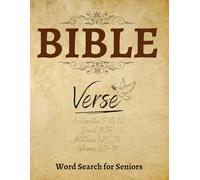 Bible Verse Word Search for Seniors: Large Print Memory Puzzle Book for Gentle Brain Activity and Dementia Support, 100 Easy Word Search Puzzles with ... Older Adults, Dementia Care, and Mental Focus