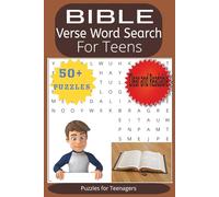 Bible Verse Word Search for Teens: Word Search with Easy to Read Print about Bible words, Bible chapters , Teen-friendly Bible phrases and More | 6x9 ... for Vacations, Holidays and Free Times