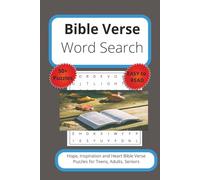 Bible Verse Word Search: Hope, Inspiration and Heart: Bible verse word search, Bible verse word search puzzles for adults, 6x9 inches, 110 pages, ... search book, Gifts for Teens, Adults, Seniors