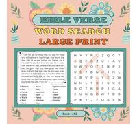 Bible Word Search Large Print Puzzle Book: Christian Word Find Book for Adults to Draw Closer to God Book 1 of 2
