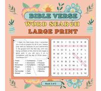Bible Verse Word Search Large Print Puzzle Book: Christian Word Find Book for Adults to Draw Closer to God - Book 2 of 2