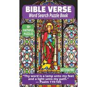 BIBLE VERSE WORD SEARCH PUZZLE BOOK: 50+ Easy-to-Read Puzzles Featuring Memorable Bible Verses | 6×9 Inches, 110 Pages | Devotional Word Search Series ... Quiet Time, Scripture Study & Encouragement.