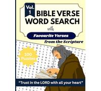 Bible Verse Word Search with Favourite Verses from the Scripture Volume 1: Relaxing Puzzles Inspired by Popular Bible Verses