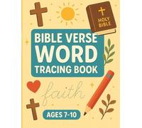 Bible Verse Word Tracing Book: Practice Handwriting While Learning God’s Word