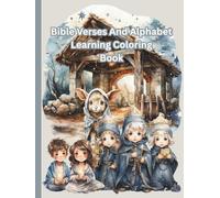 Bible Verses And Alphabet Learning Coloring Book: Children’s Christian Coloring Book