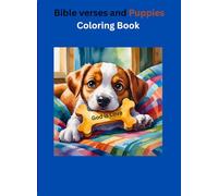 Bible Verses and Puppies Coloring Book: Bible verse coloring fun