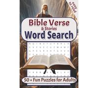 Bible Verses and Stories Word Search: Discover Faith-Building Verses and Stories and More with Easy to Read Print | 6x9 inches, 120 pages | 50+ ... | Gift for Vacations and Leisure Time