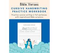 Bible Verses Cursive Handwriting Practice workbook