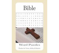 Bible Word Puzzle Book: Bible Word Puzzles with Easy to Read Print about The Bible, Bible Characters, Bible Stories and More | 6x9 inches, 110 pages | ... Great for Vacations, Holidays and Relaxation