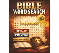 Bible Word Search: 100 Large Print Bible Word Search Puzzles for All Ages Featuring Scripture, Faith, and Biblical Themes (MiWi Puzzles)