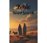 Bible Word Search: 50+ Easy to Read Old and New Testament Bible Themed Word Search Puzzles | 6x9 inches, 110 pages | ... Gift for Holidays, Vacations, and Relaxation