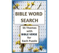 Bible Word Search: 55 Bible Theme Puzzles with Verse for each Puzzle