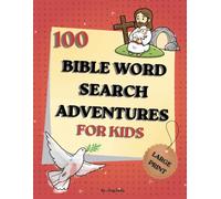Bible Word Search Adventures for Kids: Word Search with Easy-to-Read Large Print About Bible Stories, Bible Characters, Miracles, and More | 8.5” × ... for Vacations, Holidays, and Screen-Free Fun