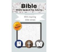 Bible Word Search: Bible Word Search Puzzles with Easy to Read Print | With Inspiring Bible Verses | 6x9, 110 Pages | 50+ Puzzles | Gift for Vacation, Holidays, and Relaxation