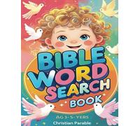 Bible word search book: Christian parables for kids 3-5