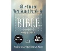 Bible Word Search Book: Easy-to-Read Christian Puzzles for Seniors, Adults & Teens - 55 Faith-Based Word Search Games 6x9 inches, 110 pages | 50+ ... Gift for Holidays, Vacations, and Free Times