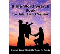Bible Word Search Book for Adult and Senior: Bible word search book to keep brain active