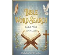 Bible Word Search Book for Adults: Word Searches with Easy to Read Print about the Bible Traditions, People, Ideas and More | 6x9 inches, 110 pages | ... for Vacations, Holiday, and Free-Times