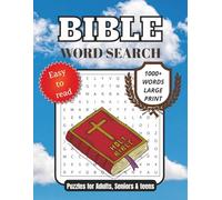Bible word search book: Large print Word Search Puzzles with easy to read print about Bible, holy scriptures and more | 8.5x11 inches, 102 pages | ... gift for Vacations, Holidays and relaxation