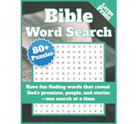 Bible Word Search Book: Scripture-Themed Puzzles for All Ages - 80+ Bible Word Searches Featuring Characters, Places, Themes & Scripture Terms (Family-Friendly