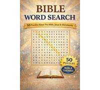 Bible Word Search Book: Word Searches with Easy to Read Print about The Bible, Jesus, Christianity and More I 6x9 inches, 100 pages I 50 Puzzles .... Gift for Vacations, Holidays and Free Times